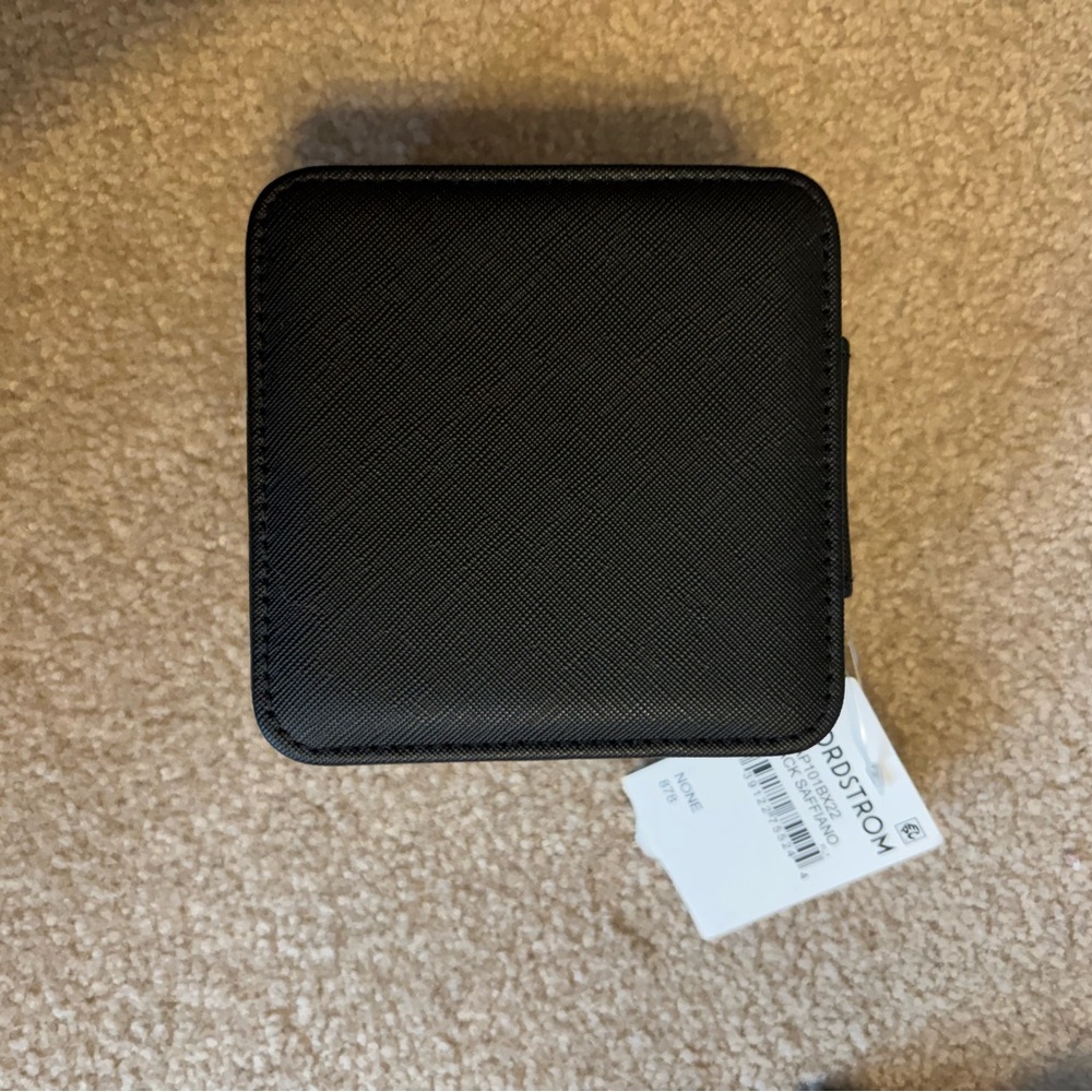 Nordstrom Black Jewelry Case. New with tags.